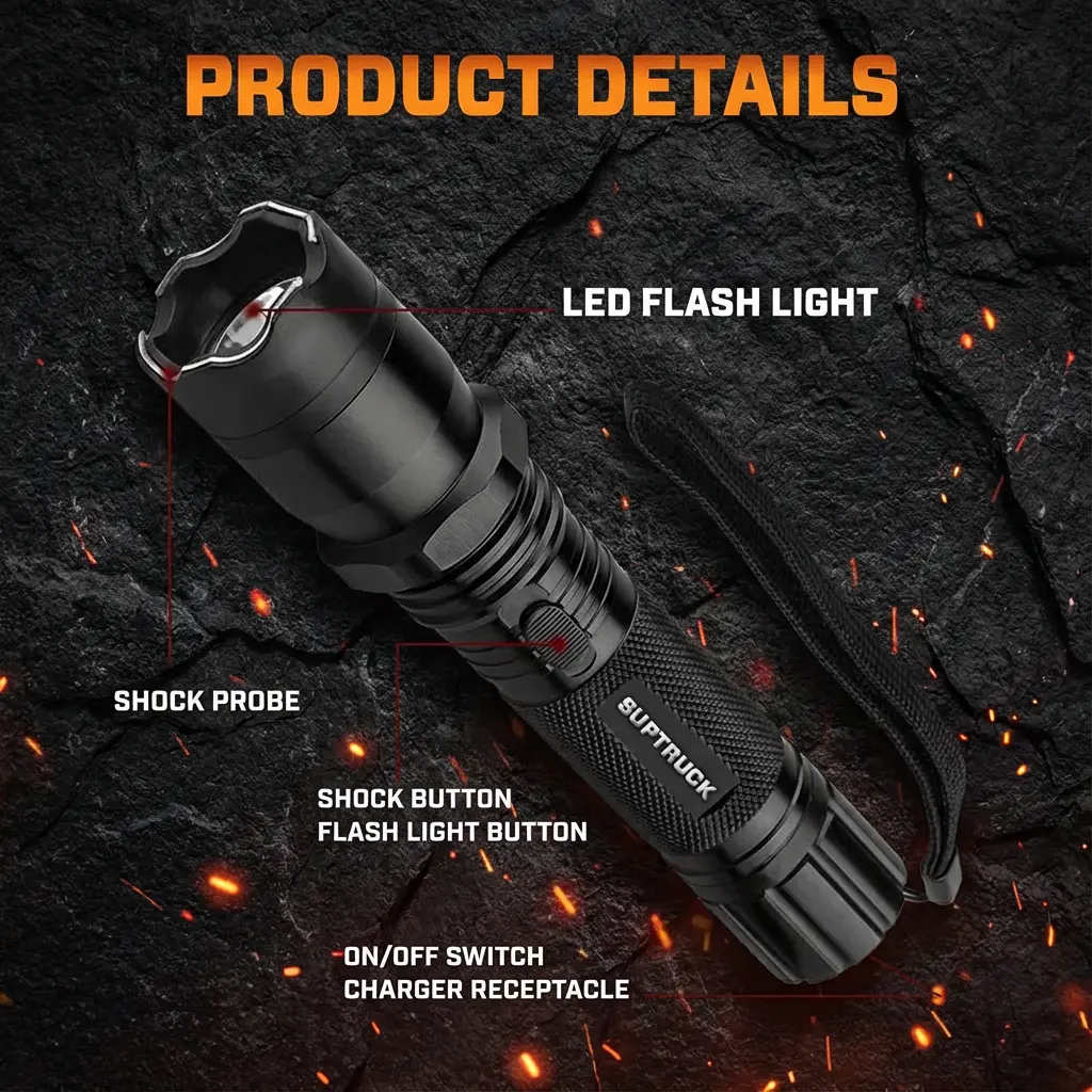 Voltaris 75M Stun Flashlight - Image 7