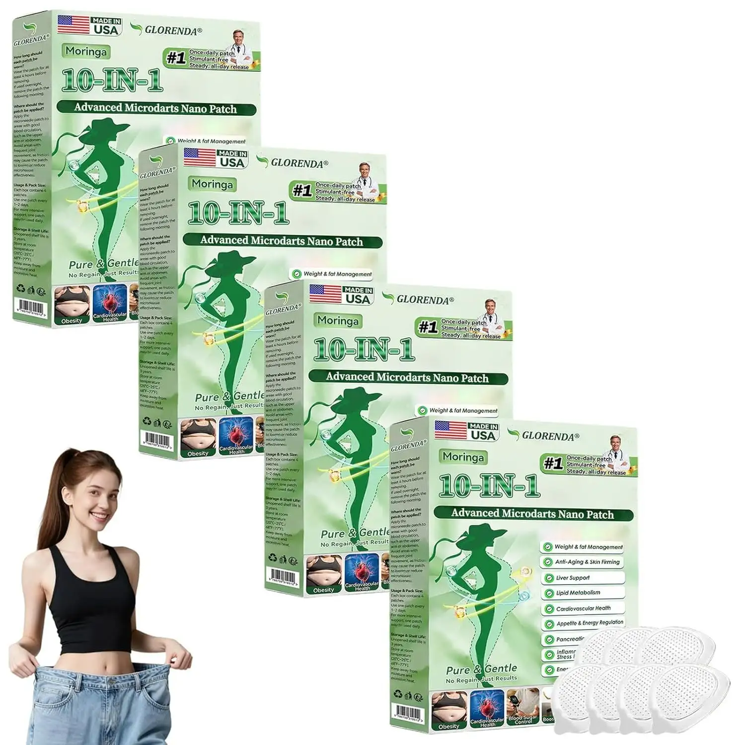 Healrize Moringa 10-in-1 Advanced Nano Microdarts Patch - Image 7