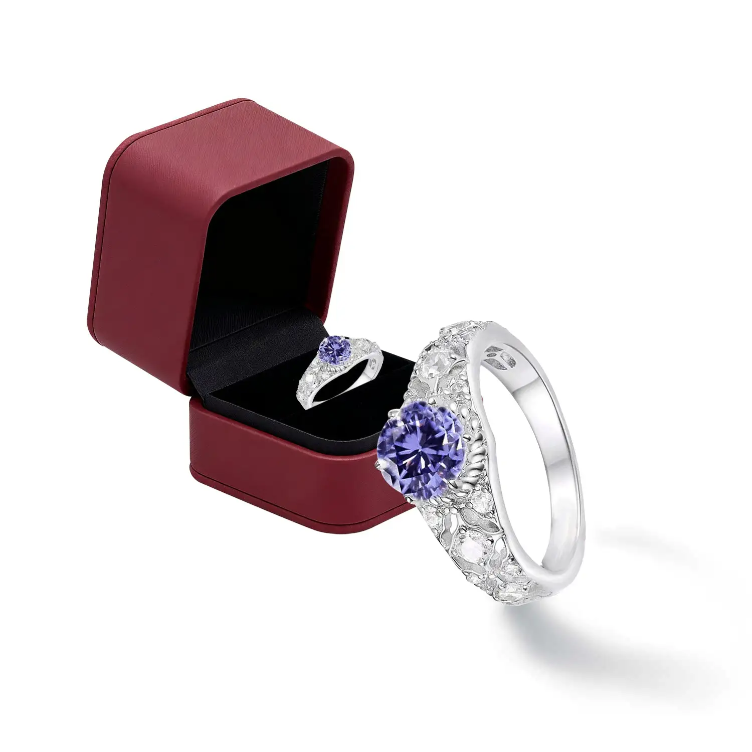 Magnetology Moissanite Diamond Ring - Image 16