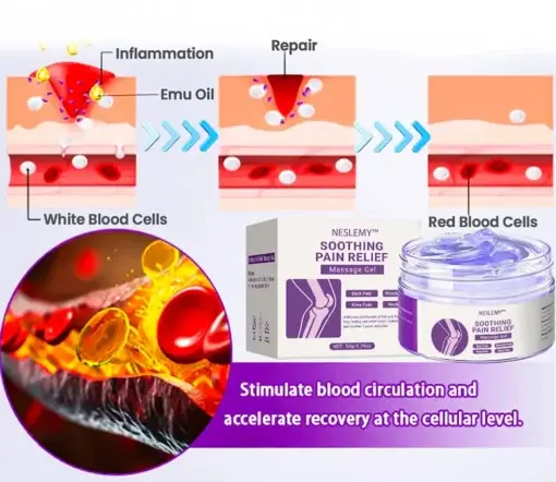 Pain Relief Gel With Turmeric Emu Oil for Arthritis Joint Support - Image 2