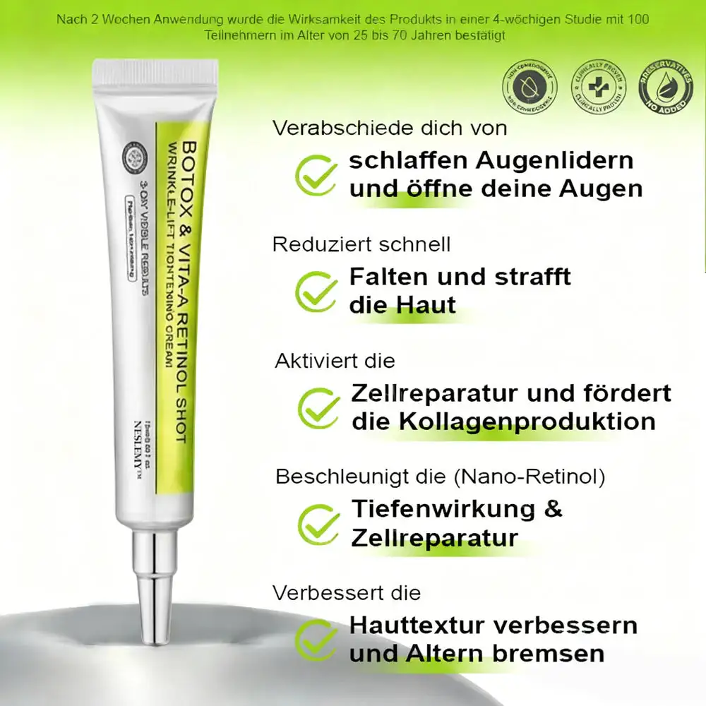 Now regain youthful skin. 💫👨⚕️ NESLEMY ™ Wrinkle relaxer & Vita-A Retinol Shot Wrinkle Lift Firming Cream - Image 4
