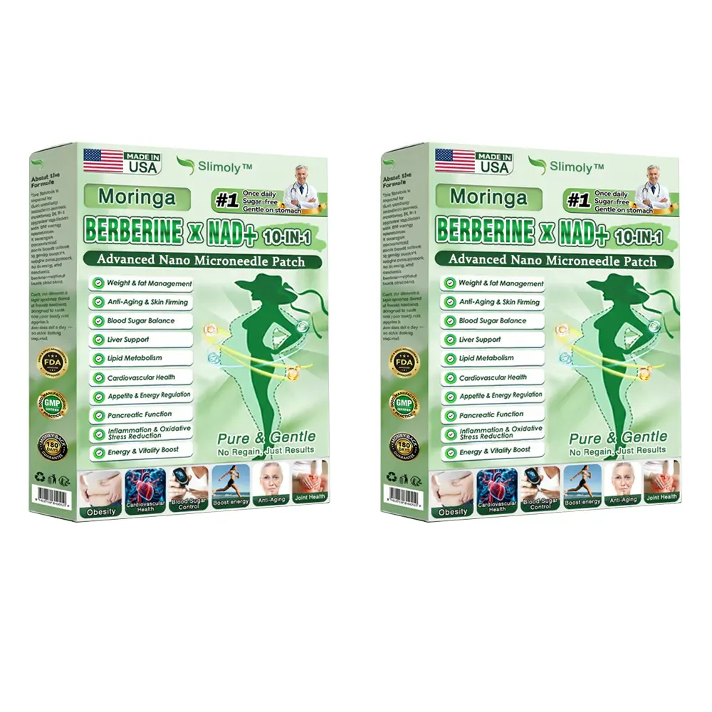 Moringa & Berberine 10-IN-1 Advanced Nano Microneedle Patch(Once Daily, visible changes in 7 days) ✅ Obesity, Diabetes, Sleep Apnea, And Joint Issues - Image 11