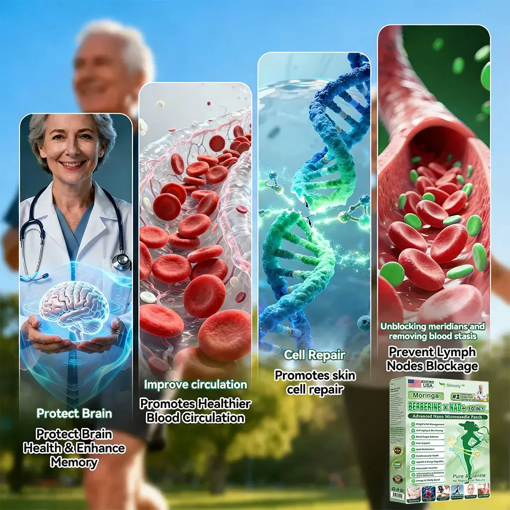 Moringa & Berberine 10-IN-1 Advanced Nano Microneedle Patch(Once Daily, visible changes in 7 days) ✅ Obesity, Diabetes, Sleep Apnea, And Joint Issues - Image 7