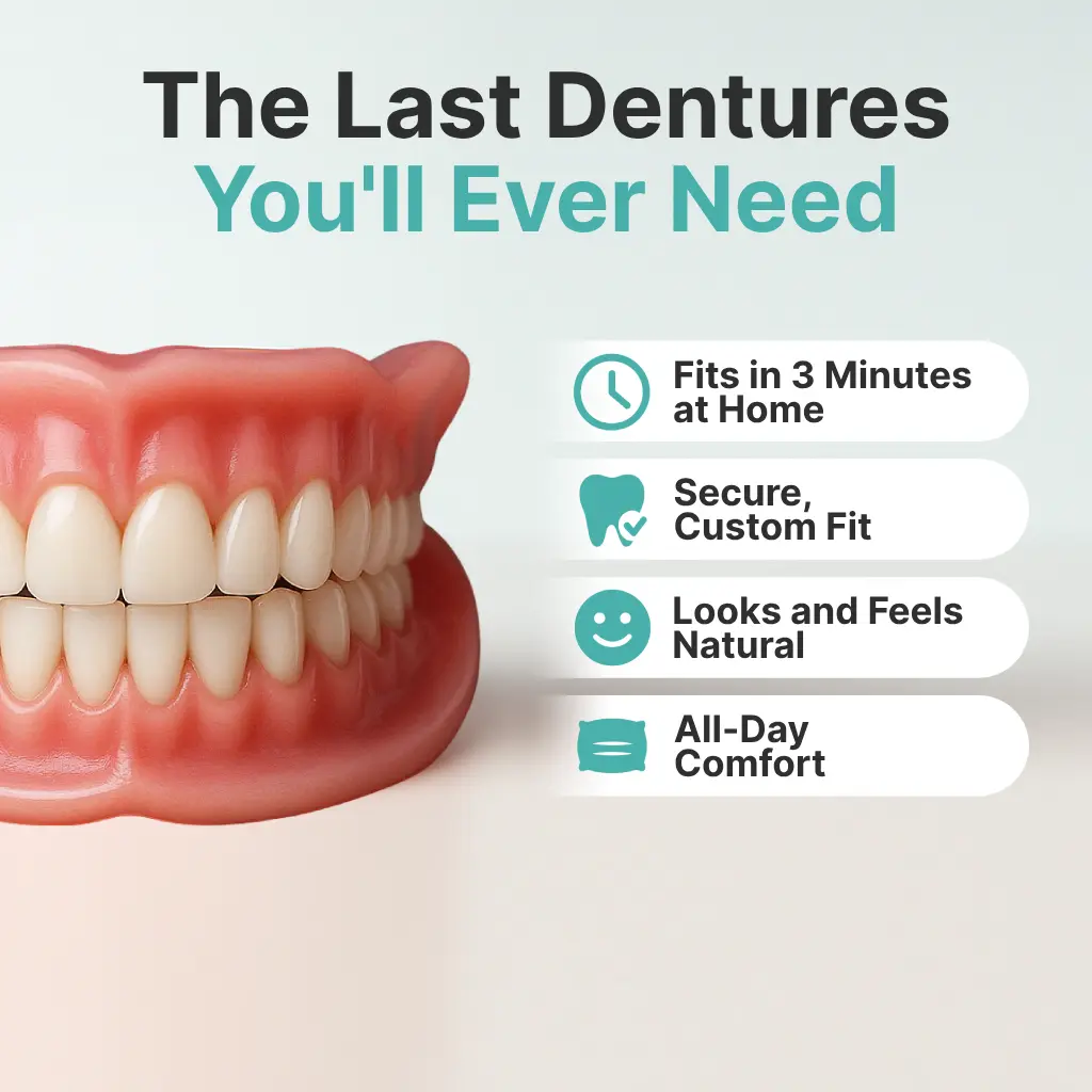 💗Ends Today: 70% OFF! Custom Custom-Fit Full Functional DenturesMake you more confident - Image 6