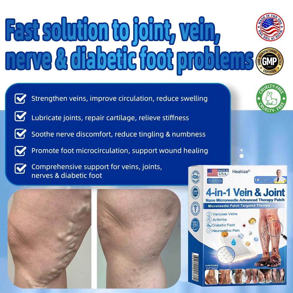 🛒4-in-1 Vein & Joint Nano Microneedle Advanced Therapy Patch🔥 - Image 12