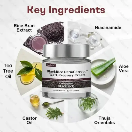 BlackRice Wart Recovery Cream Suitable for all skin types - Image 8