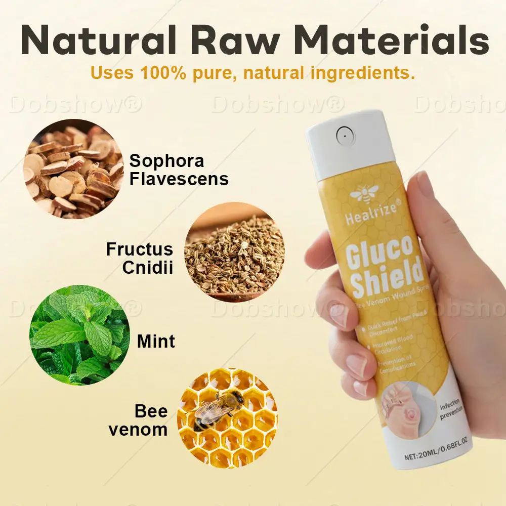 ✨𝗨𝗦 𝐎𝐟𝐟𝐢𝐜𝐢𝐚𝐥 𝐒𝐭𝐨𝐫𝐞 | GlucoShield Bee Venom Wound Spray - Image 7