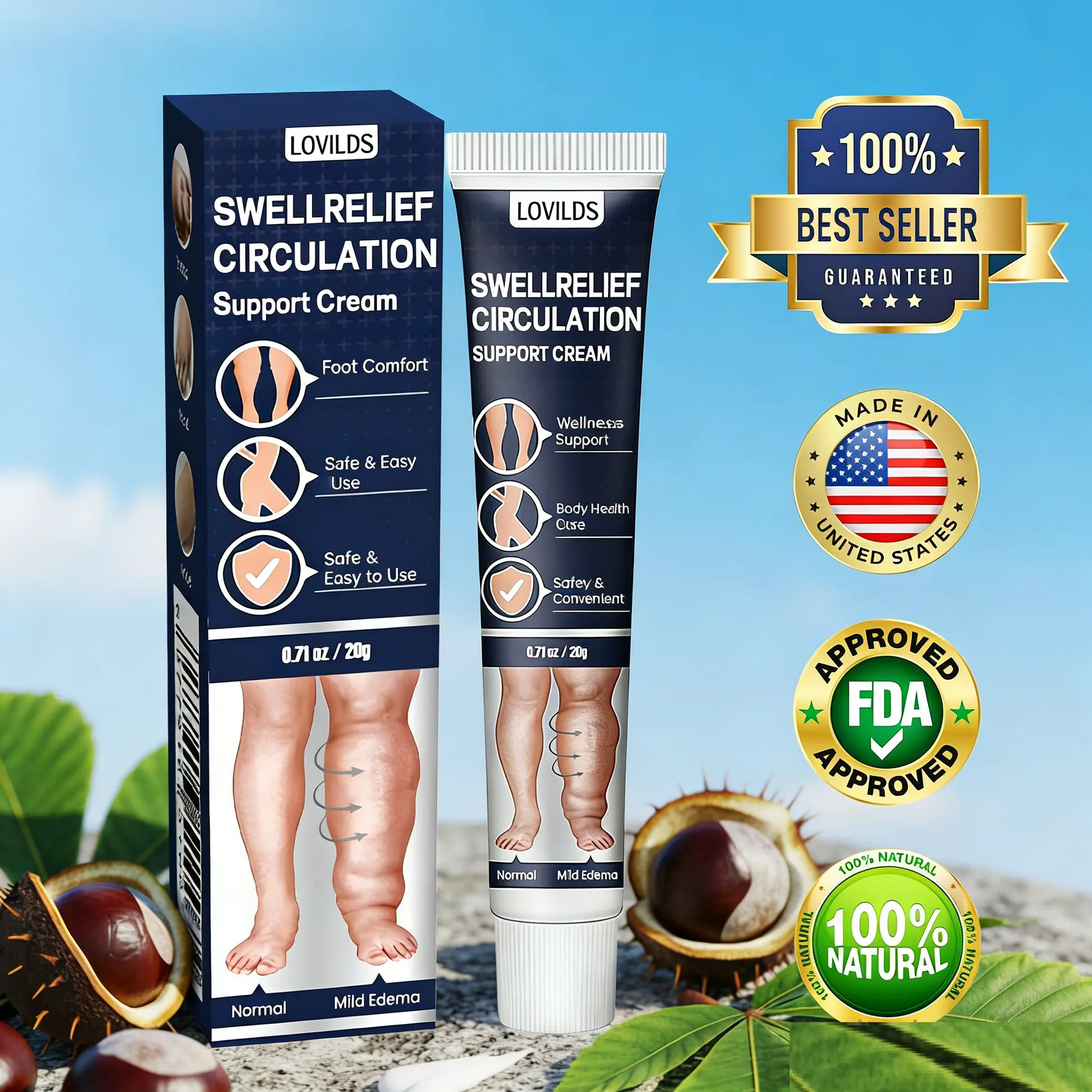 Swell Relief Circulation Support Cream 🎁 2026 Best Seller