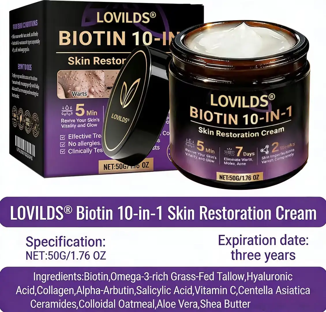 Made and Shipped from UK Biotin 10-in-1 Skin Restoration Cream🌻🌻 - Image 11