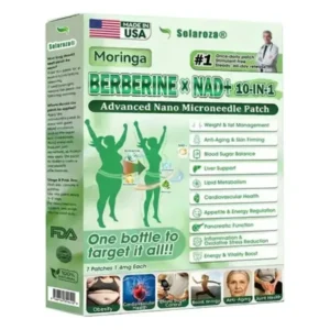 Alternative view of Moringa Berberine × NAD⁺ 10-in-1 Nano Microneedle Patch