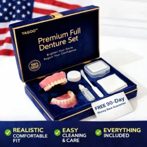 🌎Ends Today: 70% OFF! Medical Full Denture with Strong Suctiond