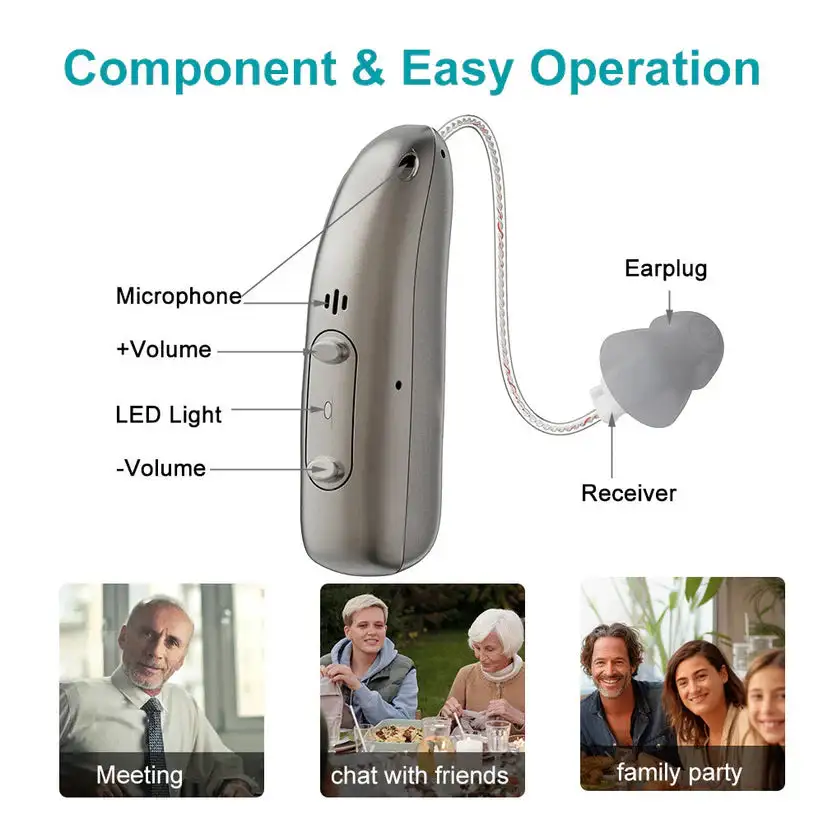 Smart AI Hearing Aids with Magnetic Charging - Image 7