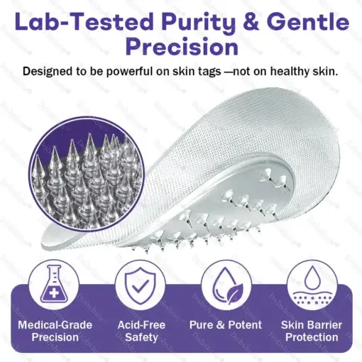 Wart and mole removal microneedle patch - Image 6