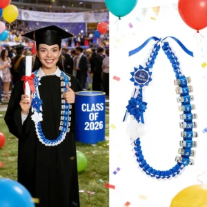 2026 Graduation Money Lei with Cash Holder