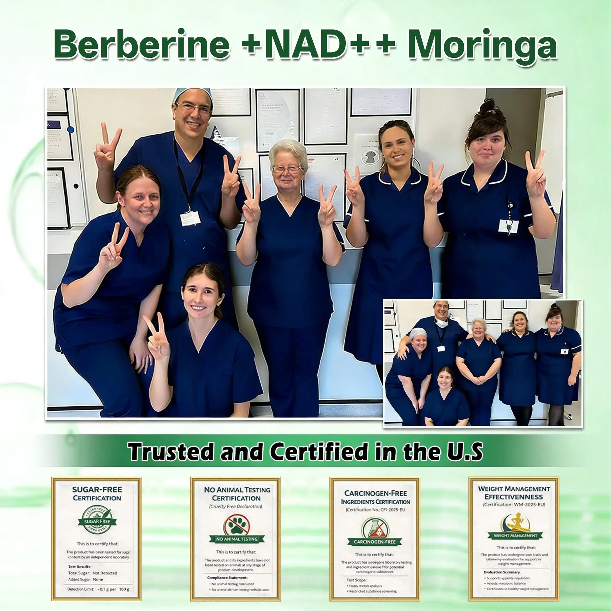 Moringa Berberine × NAD+ 10-in-1 Advanced Nano Microneedle Patch - Image 11