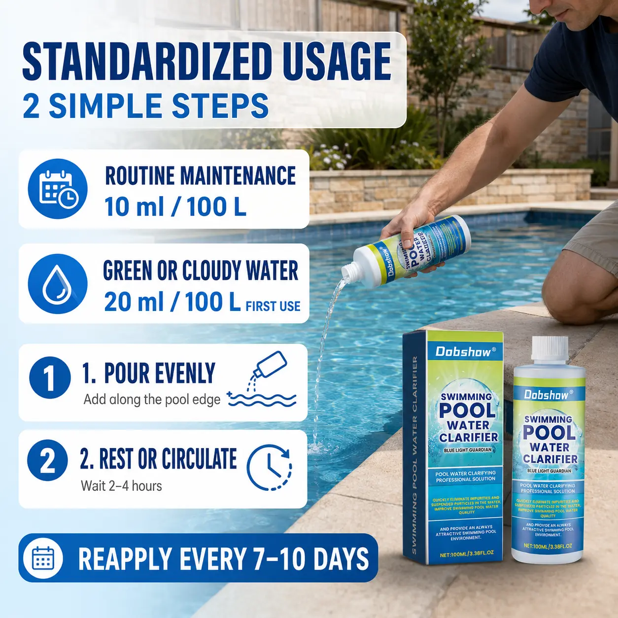 Swimming Pool Water Clarifier - Image 2